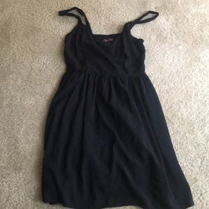 Black mini dress